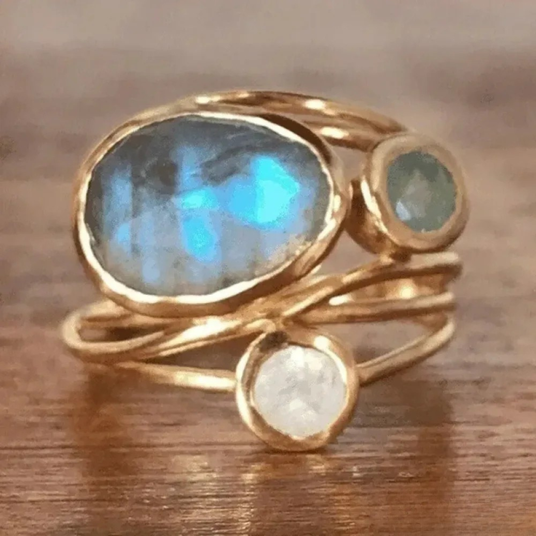 Vintage Blue Moonstone Ring