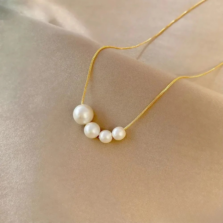 Golden Freshwater Pearl Necklace