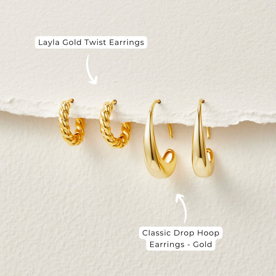 Drop-Shaped Earrings