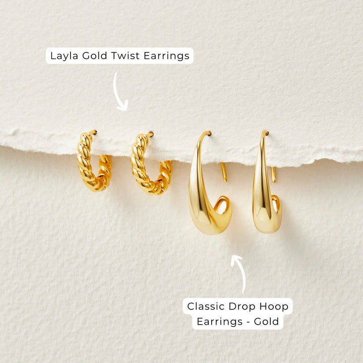 Drop-Shaped Earrings